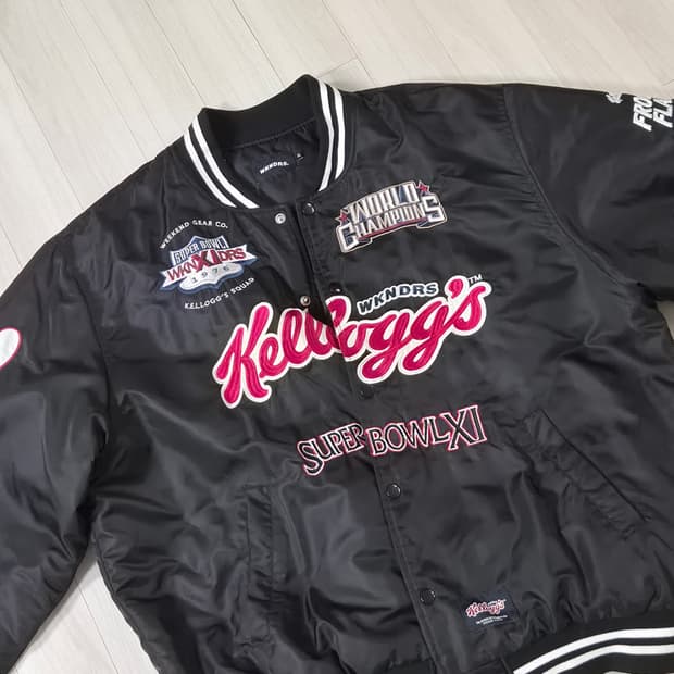 위캔더스 켈로그 바시티자켓 XL