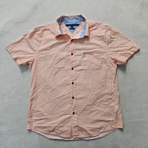 L 타미힐피거 남성 반팔 셔츠 0310Y