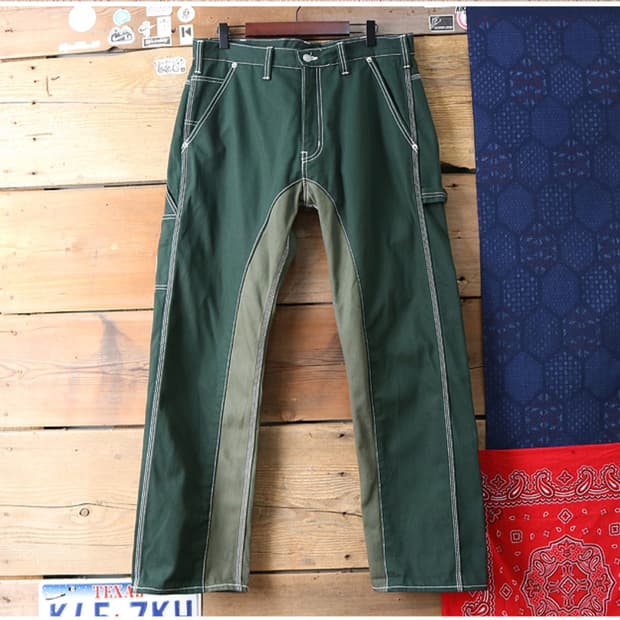 
일본판 kojima genes 덕코튼 투톤 카펜더 워크팬츠  34