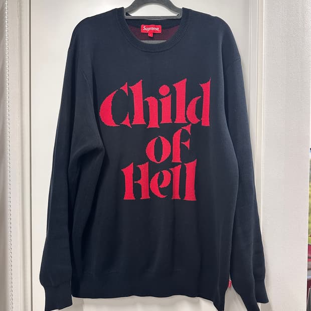 슈프림 Child of Hell 니트