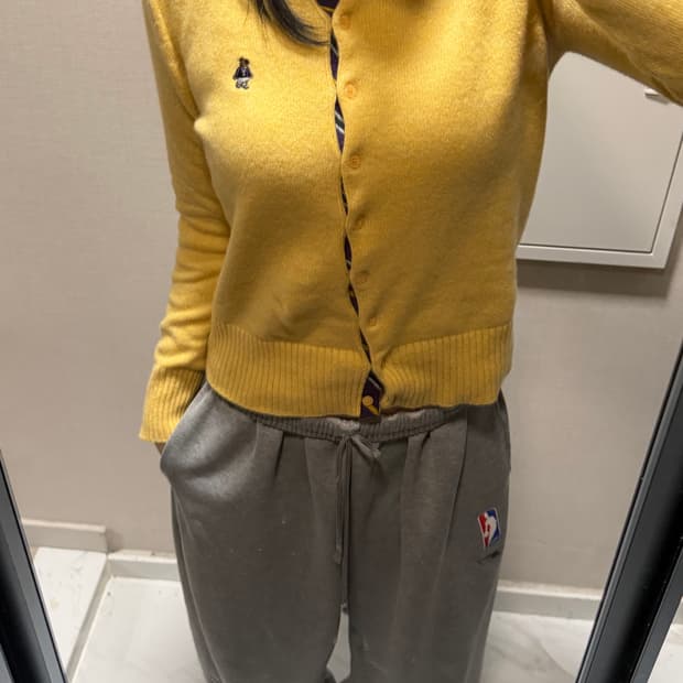 티니위니 옐로우 가디건 m