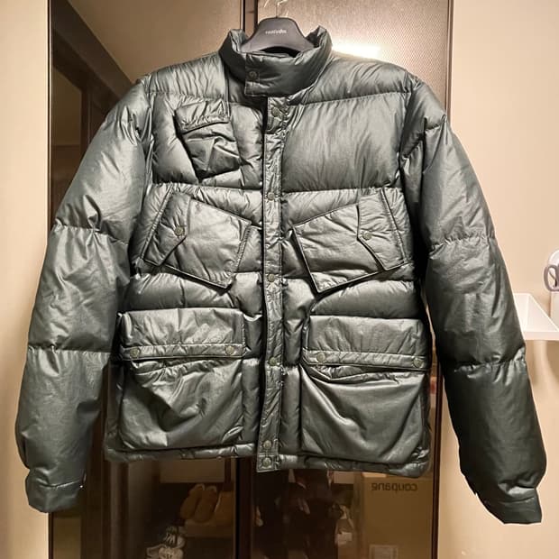 이스트로그 c-1 다운 패딩 자켓 L 카키