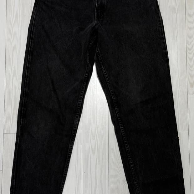 90s 리바이스 550 블랙 데님 팬츠 31x30