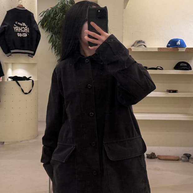 빈티지 코듀로이 카라 워크 자켓 U109