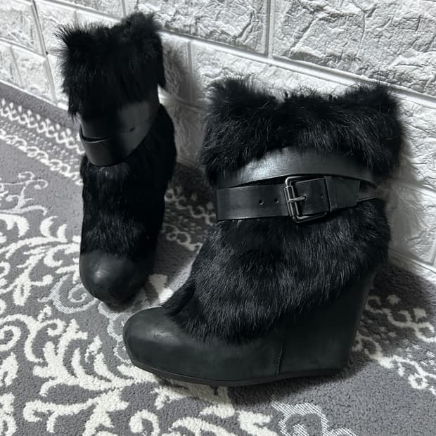 Ash 아쉬 시어링 웨지 하네스 부츠