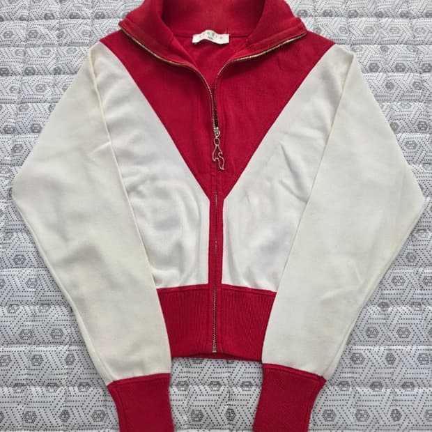 Sandro 산드로 투톤 집업 자켓 가디건 ~55