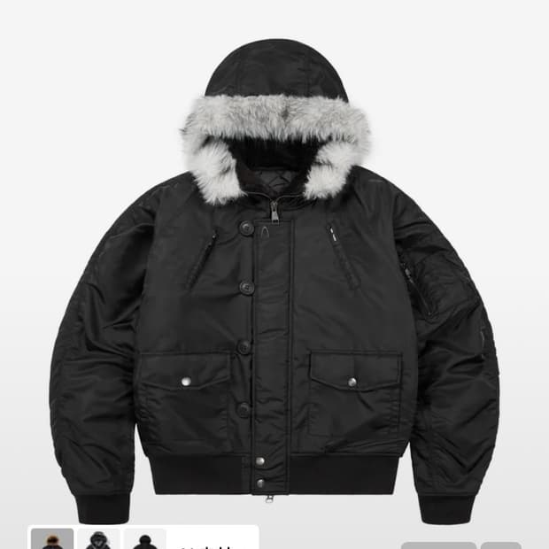 [1] 아캄 후디드 퍼 ma-1 자켓 퍼자켓