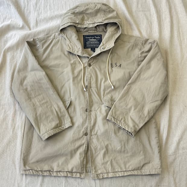 아메리칸이글 빈티지 usa 기모 코튼 야상 L