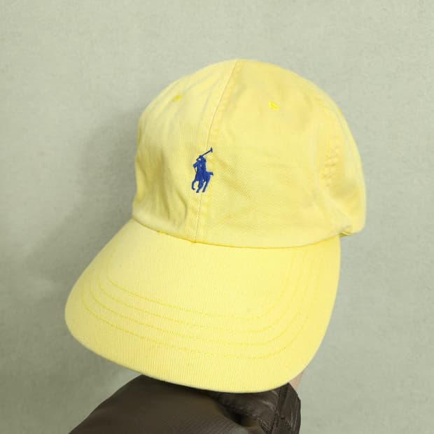 폴로 랄프 로렌 레더 스트랩 볼캡