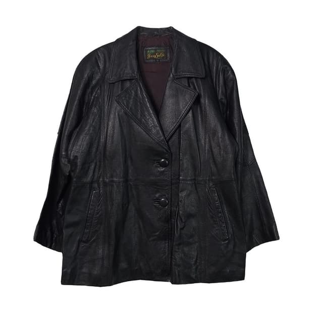 빈티지 양가죽 자켓 L