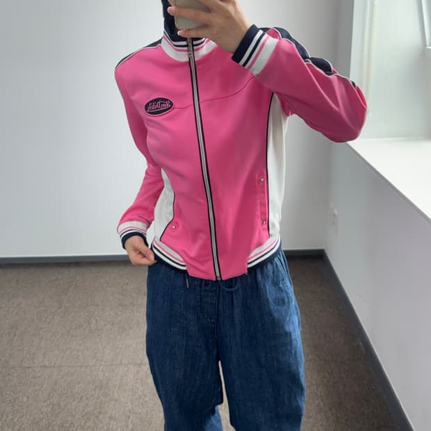 VonDutch 본더치 핑크 배색 집업