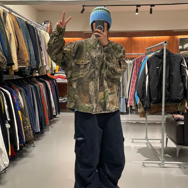 빈티지 real tree 셔츠   