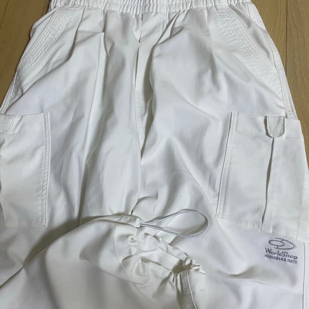 트래블 카고팬츠 화이트