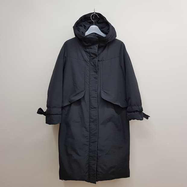 한섬 마인 2021 Olmetex 원단 후드 구스 패딩 82-94-160