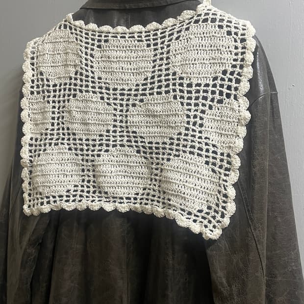 핸드메이드 크로쉐 숄