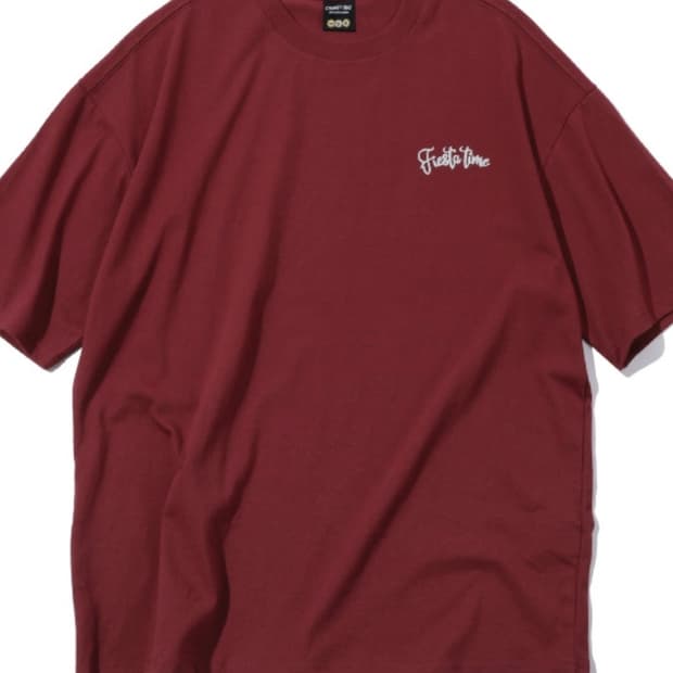 피에스타 타임 반팔티 버건디