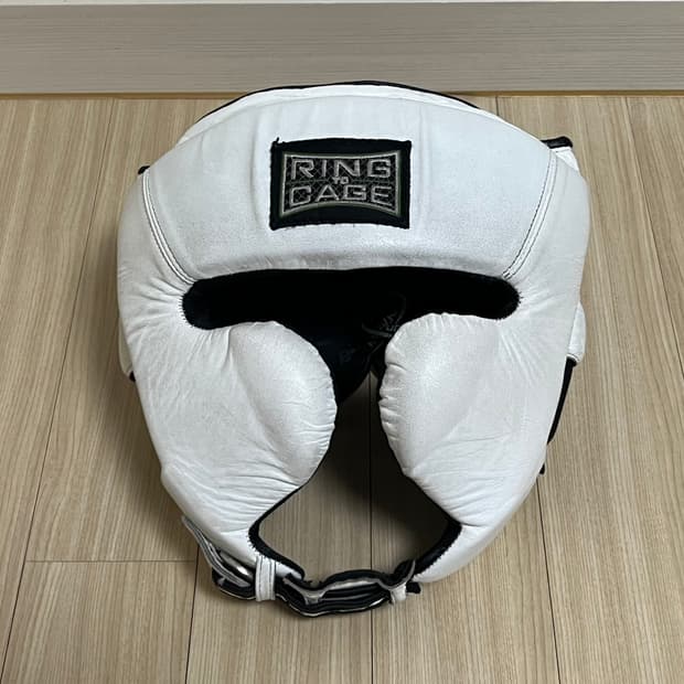 [XL] 링투케이지 멕시칸 스타일 복싱 T자 헤드기어 화이트