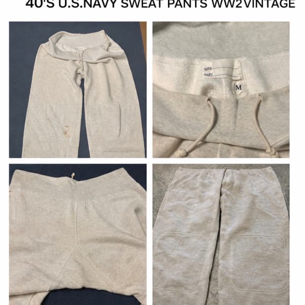 🇺🇸USA RRL 40s US NAVY Sweat pants L
