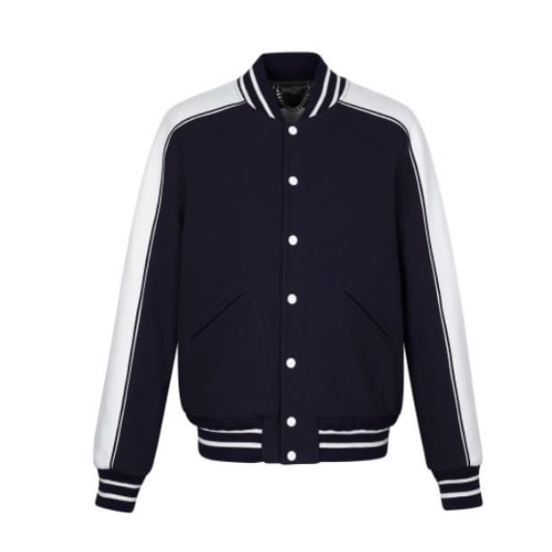 산드로 옴므 테디 봄버 울 바시티 스타디움 점퍼