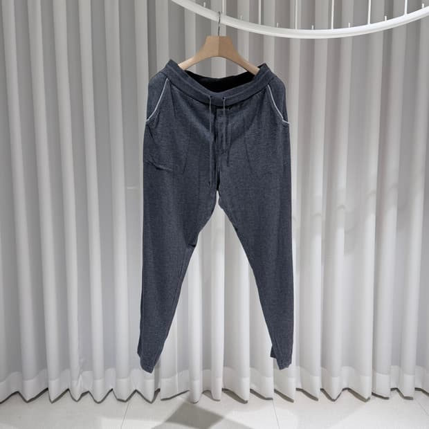 (A+/M) / 로로피아나 캐시미어 판타플랫 트레이닝 팬츠 그레이