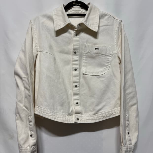 34 우영미 크롭 데님 자켓