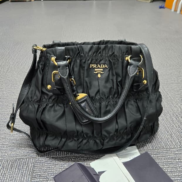 [특가][정품]프라다 고프레 숄더백