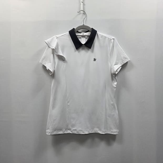 JDX 여성 골프 반팔 카라티 90 화이트