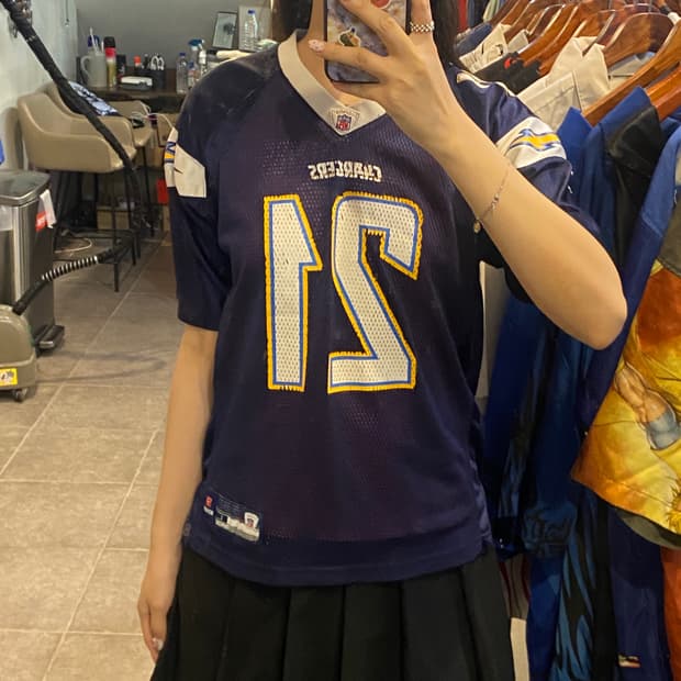 [NO.9] NFL 풋볼 져지 반팔티 네이비