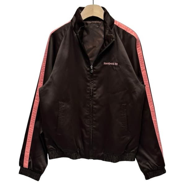 95] 리복 브라운 핑크라인 자켓