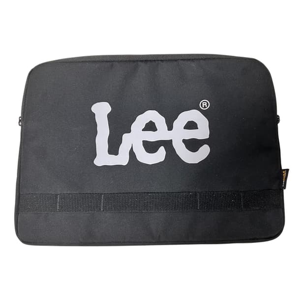 리 LEE 14인치 노트북 파우치 블랙 코듀라 로고