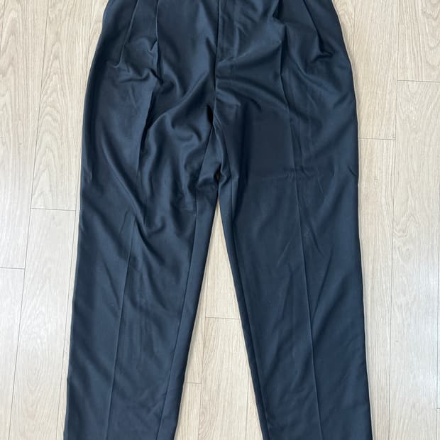 주앙옴므 BELTED 2PLEATS WIDE TROUSER