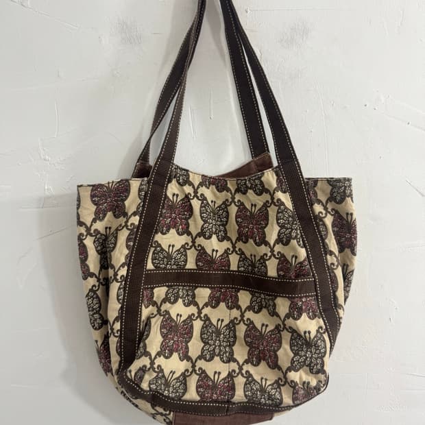 butterfly pattern bag