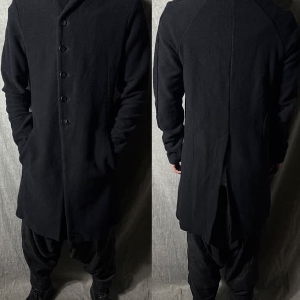 The viridi anne shawl collar coat