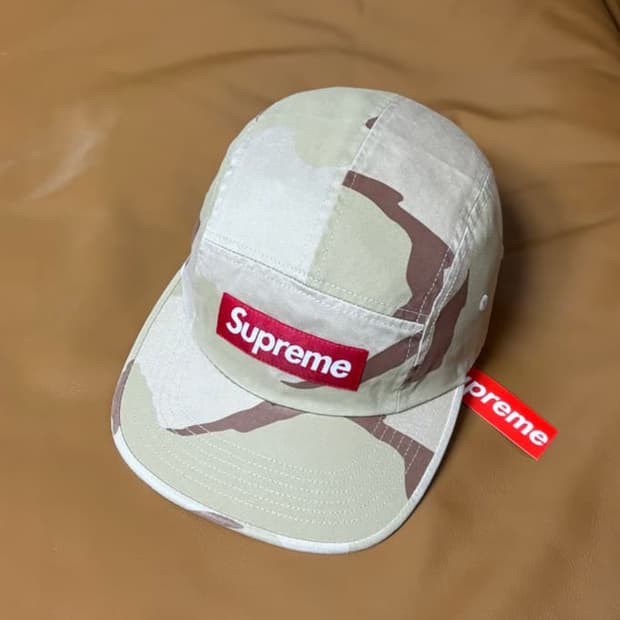슈프림 카모 캠프캡