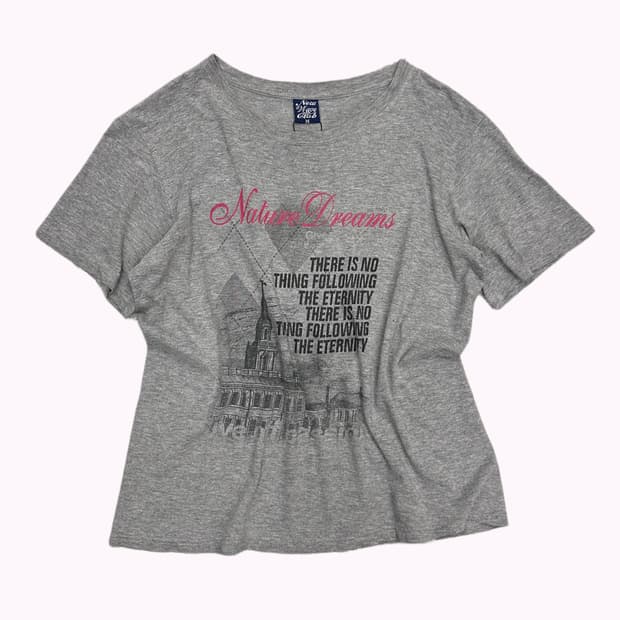 printing argyle grery t-shirt