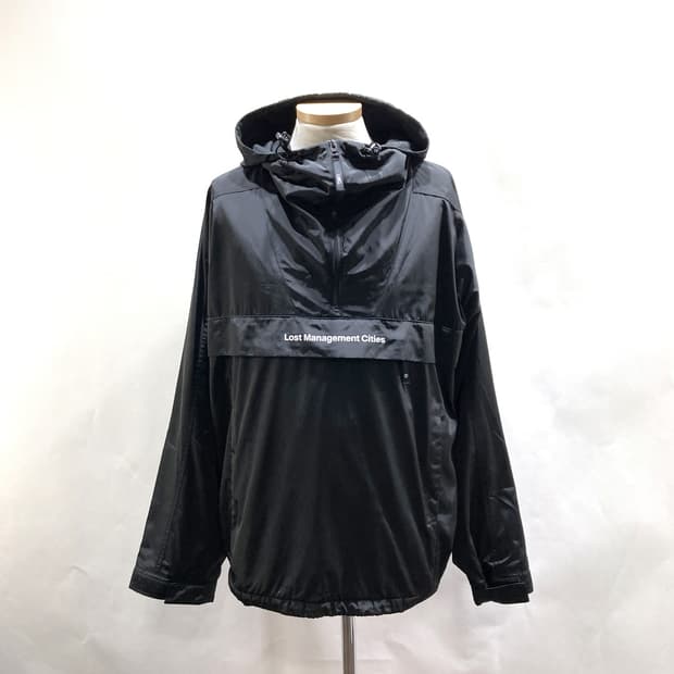 LMC 남성 후드아노락 재킷 블랙 L 