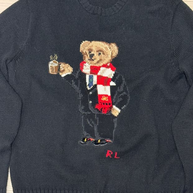폴로 코코아 베어 니트 M