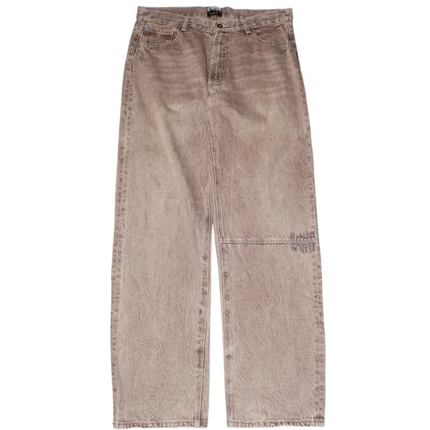 unknown Overfit Stitch Point Wide Pants