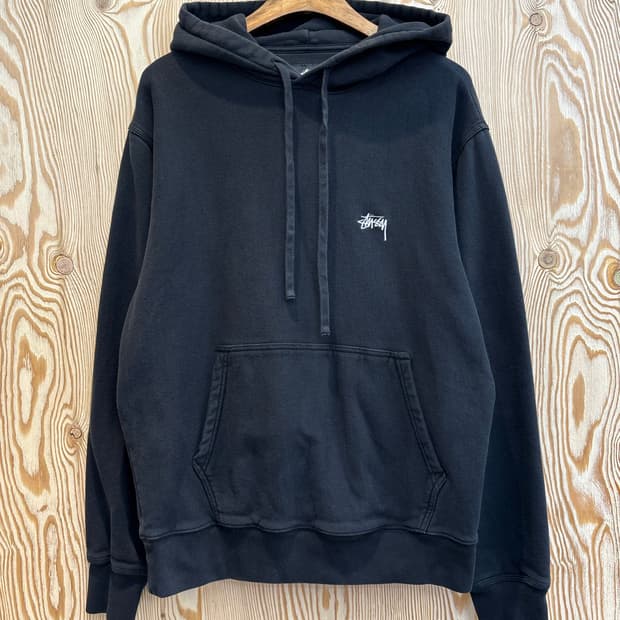 스투시 베이직 로고 후드티