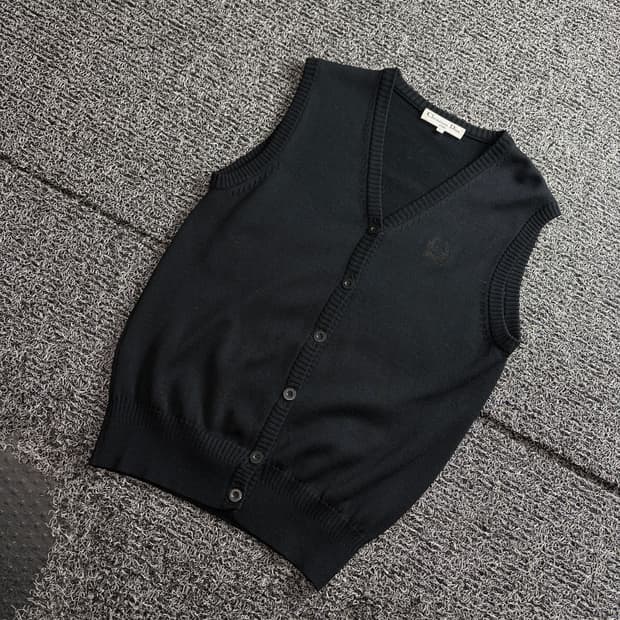 90s 크리스찬 디올 아카이브 미니멀 울 베스트 3944