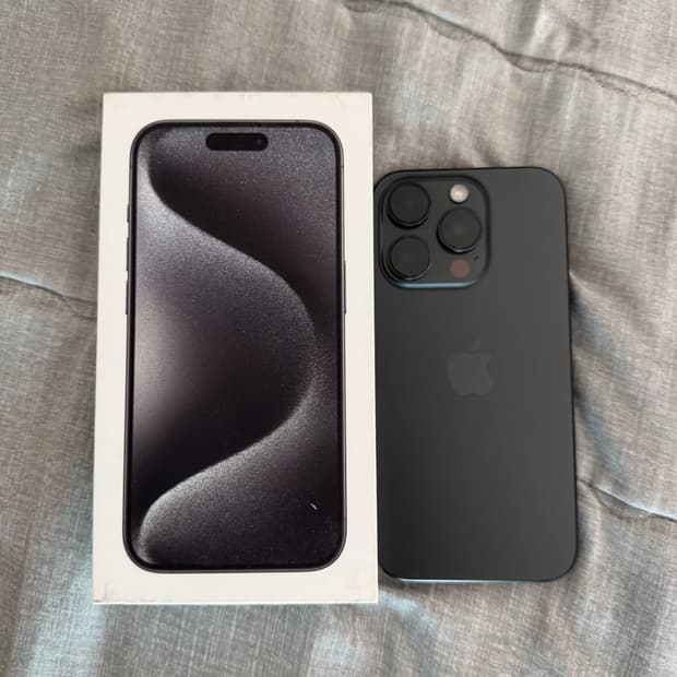 아이폰15프로 블랙 256