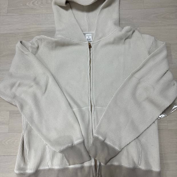 [2] 카키스 와플 후드집업