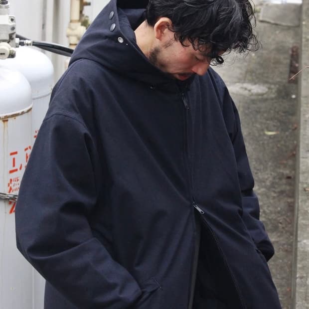 나나미카 울 고어텍스 다운 코트 L