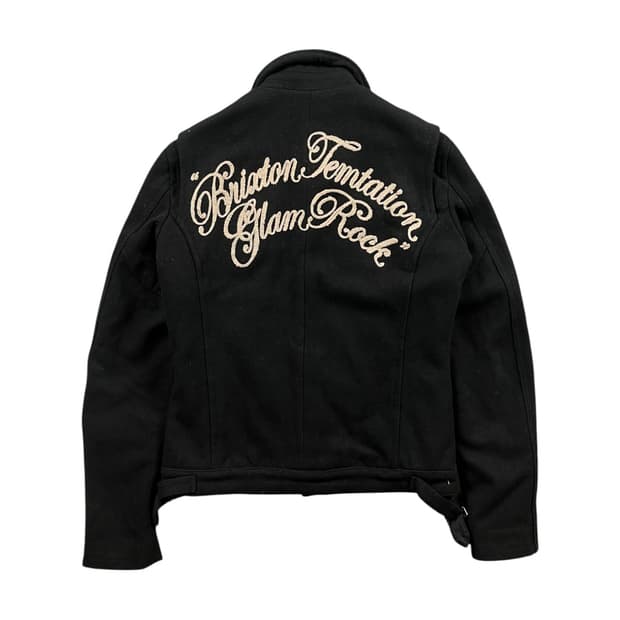 Vintage 자수 라이더 자켓