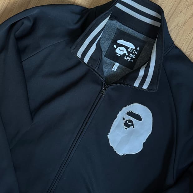 베이프 사루엘 네이비 집업 자켓 XL