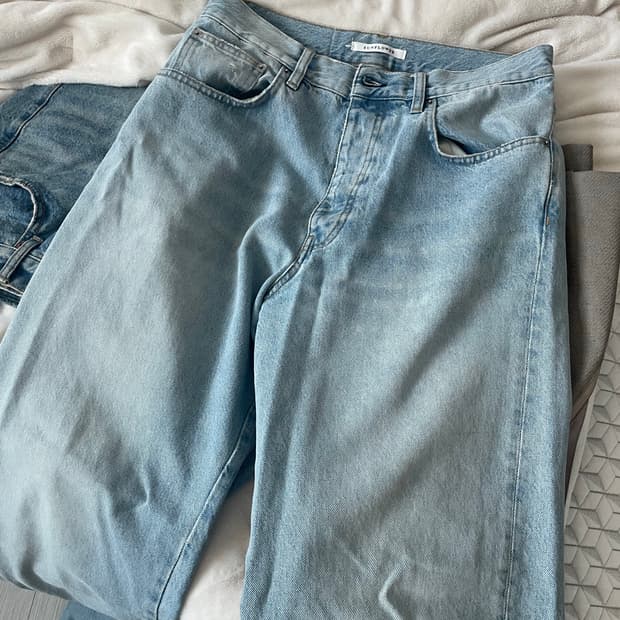 선플라워 와이드 트위스트 네추럴 빈티지