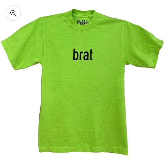 [새상품]Charlie xcx 공식 brat 티셔츠