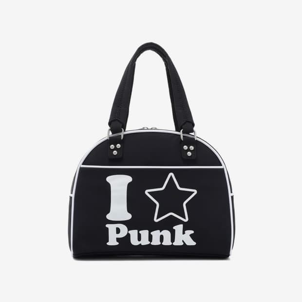 이스트쿤스트 I LOVE PUNK BOWLING BAG BLACK