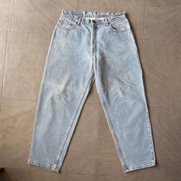 90년대 미국 생산 리바이스 570 배기핏 팬츠