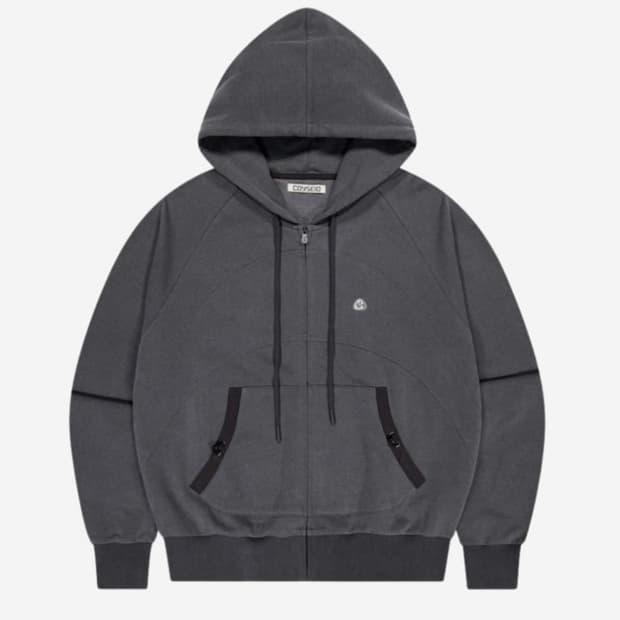 코이세이오 포켓 스트링 후드집업